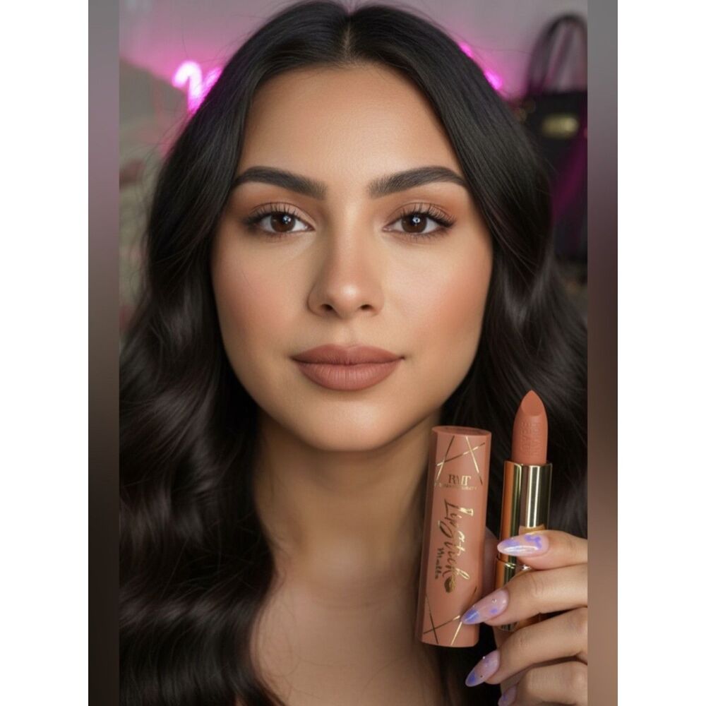 NEW Click Bullet Nude Matte Lipstick by Romantic Beauty #15